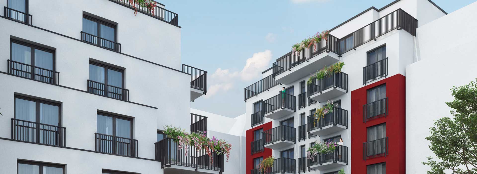 Wehrblick Wohnanlage Ansicht Hinten